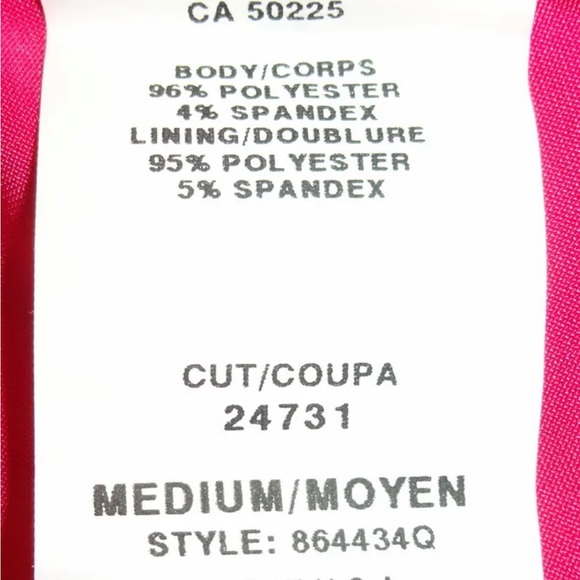 $320 ABS Allen Schwartz Shoulder Cut Out Gown Medium Pink Formal Deep Front Slit - Picture 10 of 15